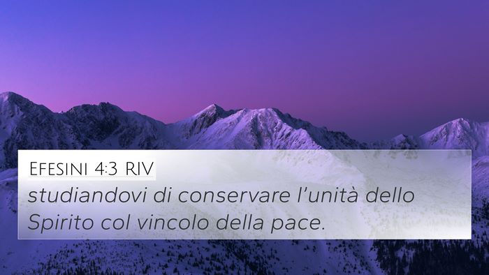 Efesini 4:3 RIV Bible Verse Image