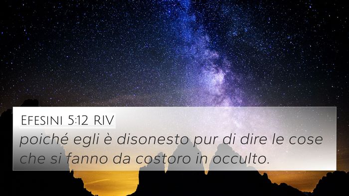 Efesini 5:12 RIV Bible Verse Image