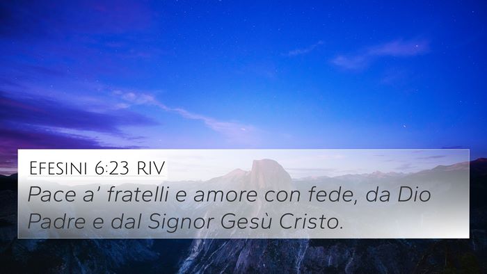 Efesini 6:23 RIV Bible Verse Image