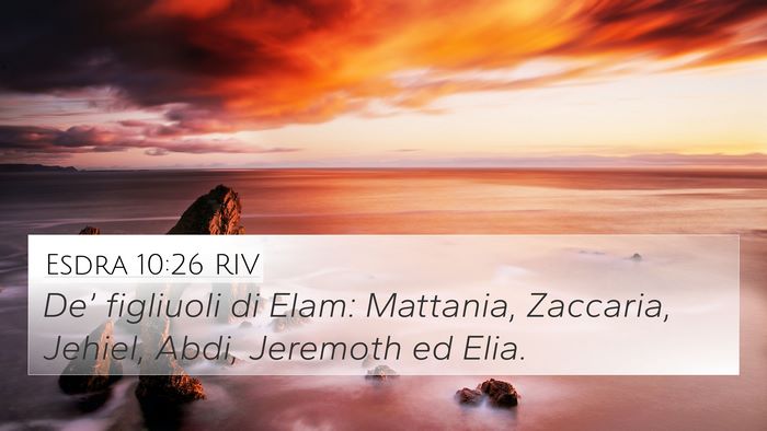 Esdra 10:26 RIV Bible Verse Image