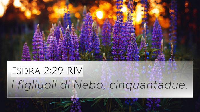 Esdra 2:29 RIV Bible Verse Image