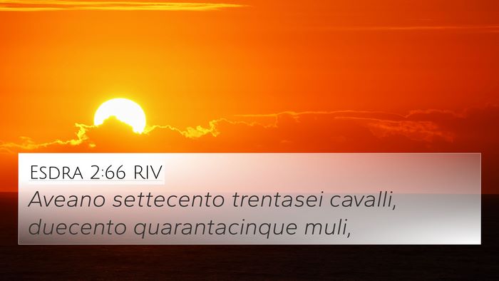 Esdra 2:66 RIV Bible Verse Image