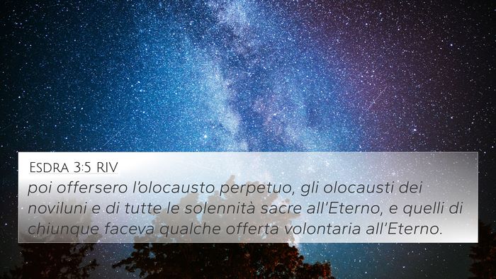 Esdra 3:5 RIV Bible Verse Image