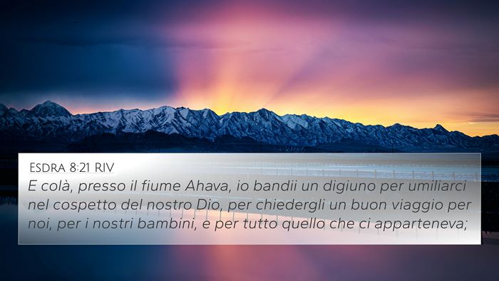 Esdra 8:21 RIV Bible Verse Image