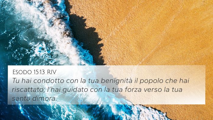 Esodo 15:13 RIV Bible Verse Image