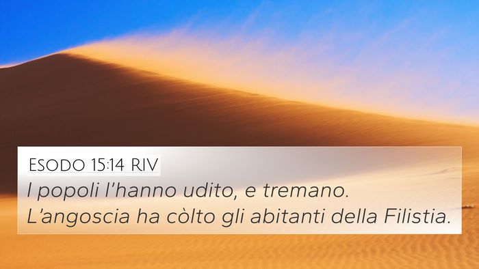 Esodo 15:14 RIV Bible Verse Image