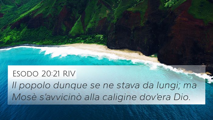 Esodo 20:21 RIV Bible Verse Image