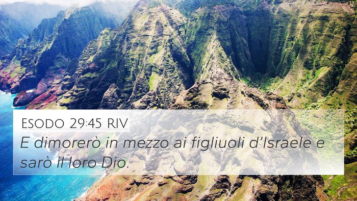 Esodo 29:45 RIV Bible Verse Image