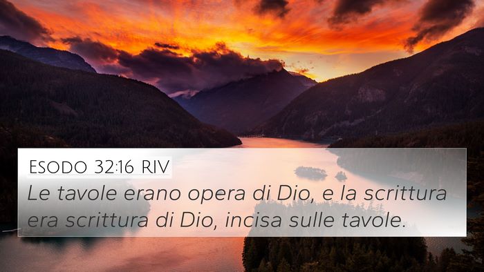 Esodo 32:16 RIV Bible Verse Image
