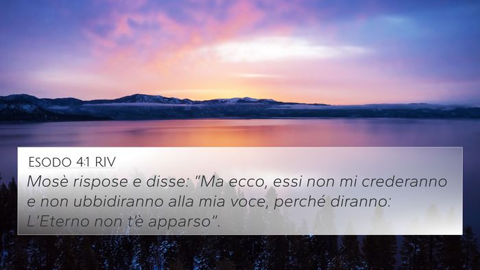 Esodo 4:1 RIV Bible Verse Image