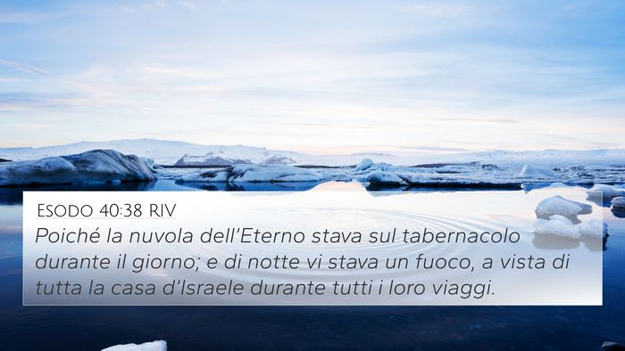 Esodo 40:38 RIV Bible Verse Image