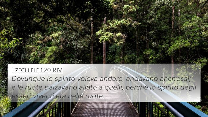 Ezechiele 1:20 RIV Bible Verse Image