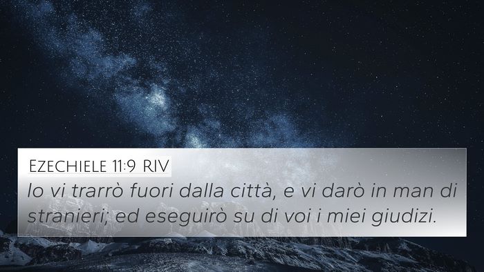 Ezechiele 11:9 RIV Bible Verse Image