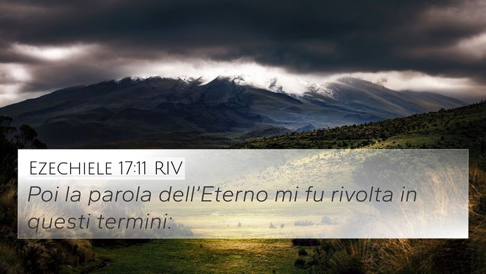 Ezechiele 17:11 RIV Bible Verse Image
