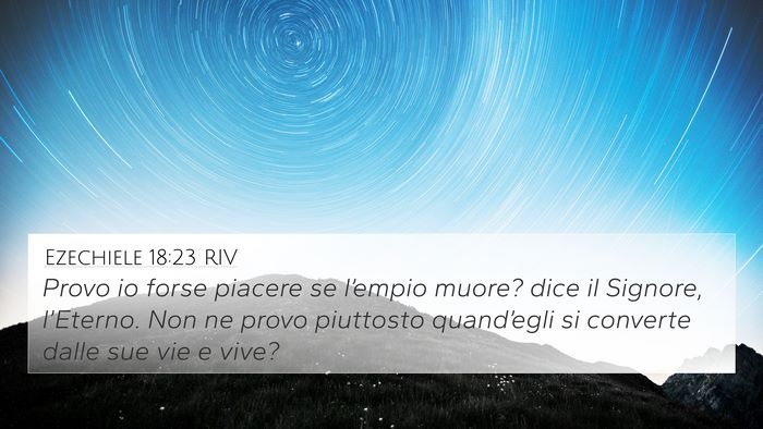 Ezechiele 18:23 RIV Bible Verse Image