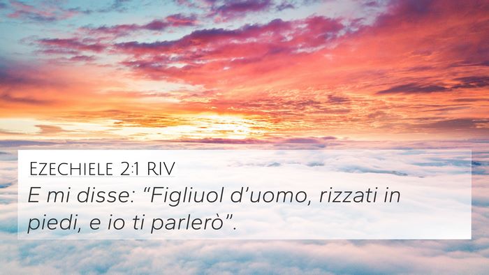 Ezechiele 2:1 RIV Bible Verse Image