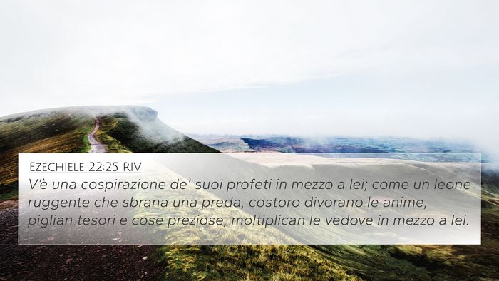 Ezechiele 22:25 RIV Bible Verse Image