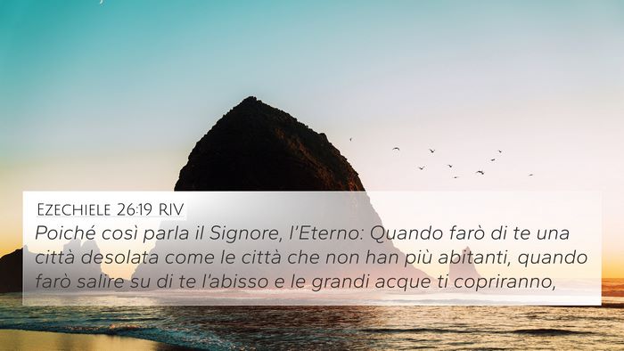 Ezechiele 26:19 RIV Bible Verse Image