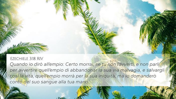 Ezechiele 3:18 RIV Bible Verse Image
