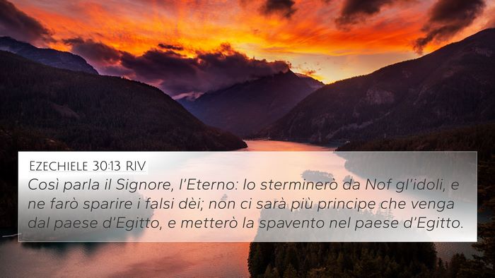 Ezechiele 30:13 RIV Bible Verse Image