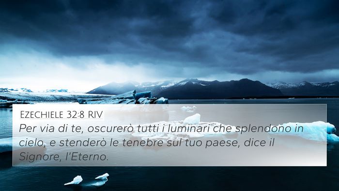Ezechiele 32:8 RIV Bible Verse Image