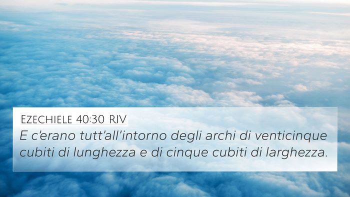 Ezechiele 40:30 RIV 4K Wallpaper - E c’erano tutt’all’intorno degli archi di - 4K Wallpaper Bible Verse