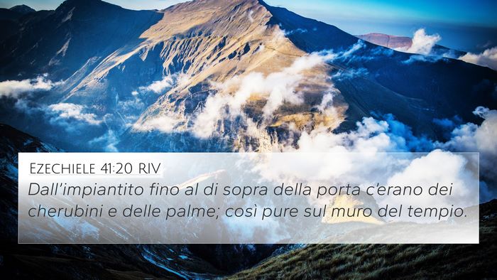 Ezechiele 41:20 RIV Bible Verse Image