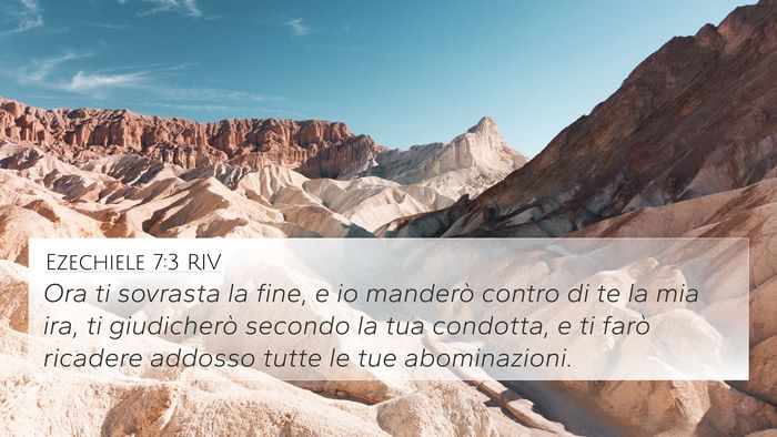 Ezechiele 7:3 RIV Bible Verse Image