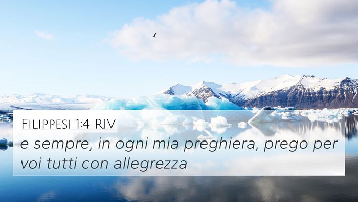 Filippesi 1:4 RIV Bible Verse Image