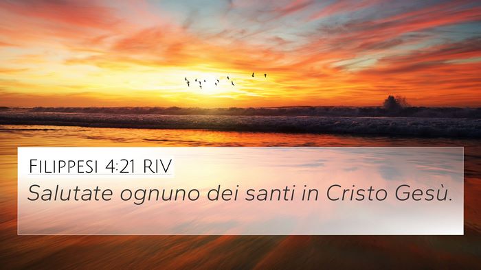 Filippesi 4:21 RIV Bible Verse Image