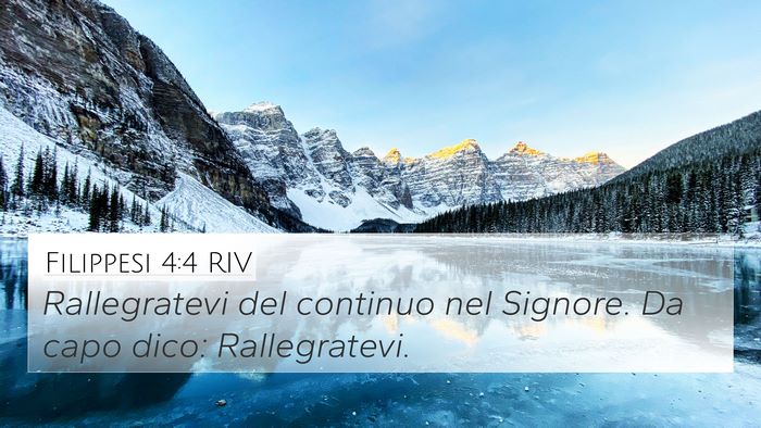 Filippesi 4:4 RIV Bible Verse Image