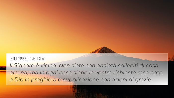 Filippesi 4:6 RIV Bible Verse Image