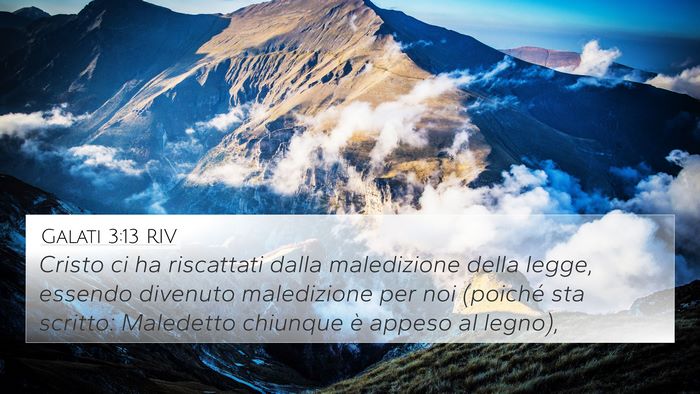 Galati 3:13 RIV Bible Verse Image