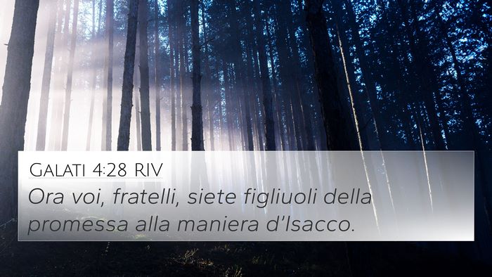 Galati 4:28 RIV Bible Verse Image