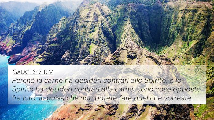 Galati 5:17 RIV Bible Verse Image