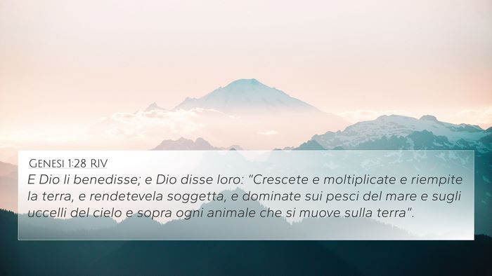 Genesi 1:28 RIV Bible Verse Image