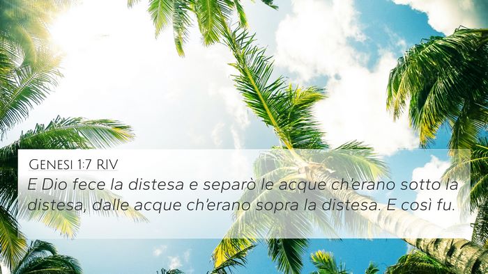 Genesi 1:7 RIV Bible Verse Image