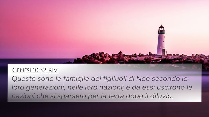 Genesi 10:32 RIV Bible Verse Image