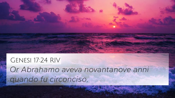 Genesi 17:24 RIV Bible Verse Image
