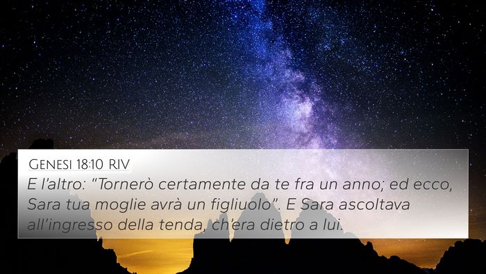 Genesi 18:10 RIV Bible Verse Image