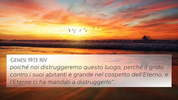 Genesi 19:13 RIV Bible Verse Image