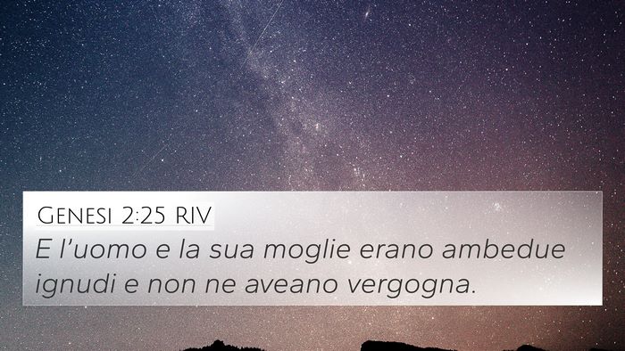 Genesi 2:25 RIV Bible Verse Image