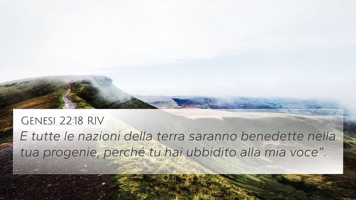 Genesi 22:18 RIV Bible Verse Image