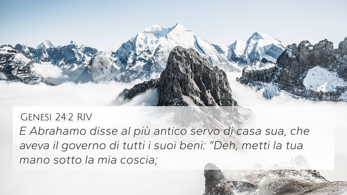 Genesi 24:2 RIV Bible Verse Image