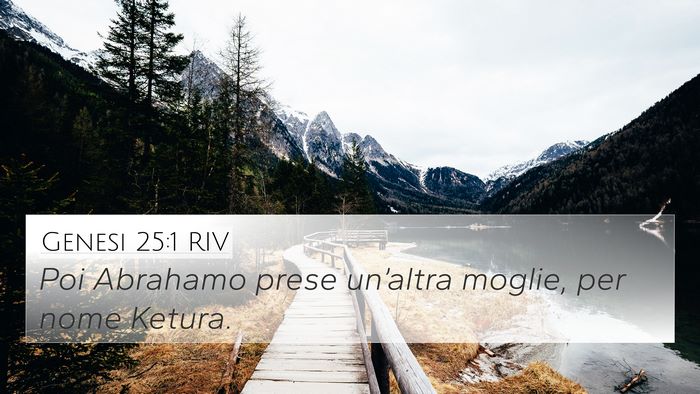 Genesi 25:1 RIV 4K Wallpaper - Poi Abrahamo prese un’altra moglie, per nome - 4K Wallpaper Bible Verse
