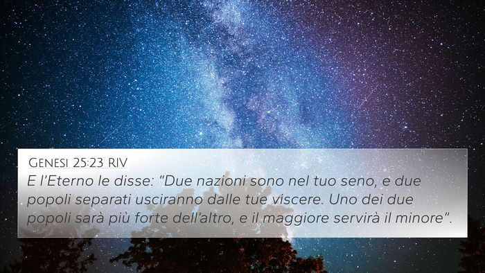 Genesi 25:23 RIV Bible Verse Image