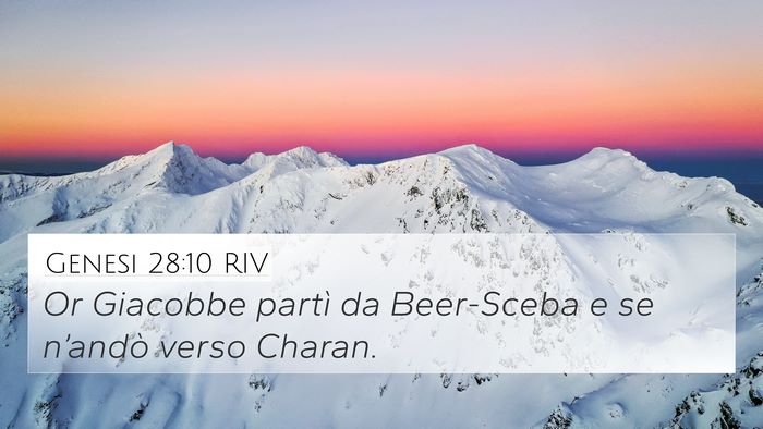 Genesi 28:10 RIV Bible Verse Image
