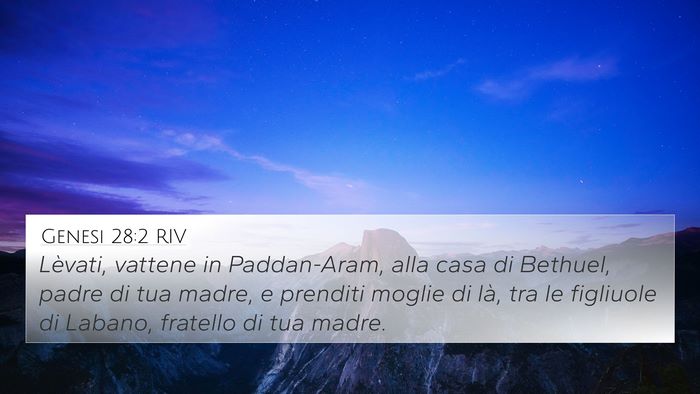 Genesi 28:2 RIV Bible Verse Image