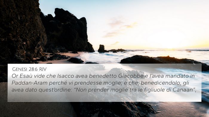 Genesi 28:6 RIV Bible Verse Image
