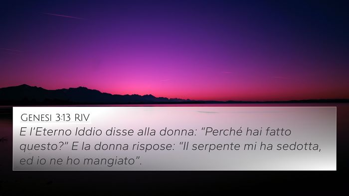 Genesi 3:13 RIV Bible Verse Image